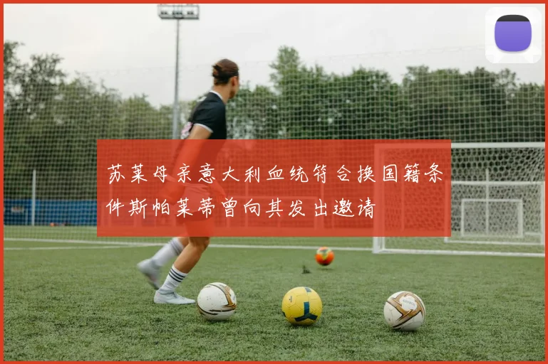 苏莱母亲意大利血统符合换国籍条件斯帕莱蒂曾向其发出邀请